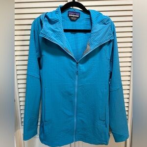 Patagonia Blue R1 Techface Hoody